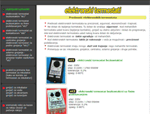 Tablet Screenshot of elektronskitermostati.com